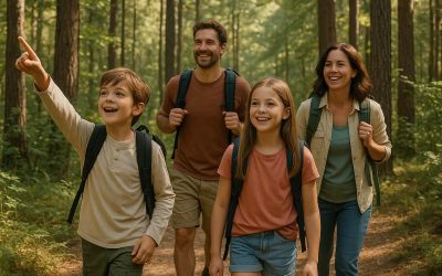 The benefits of spending time outdoors as a family